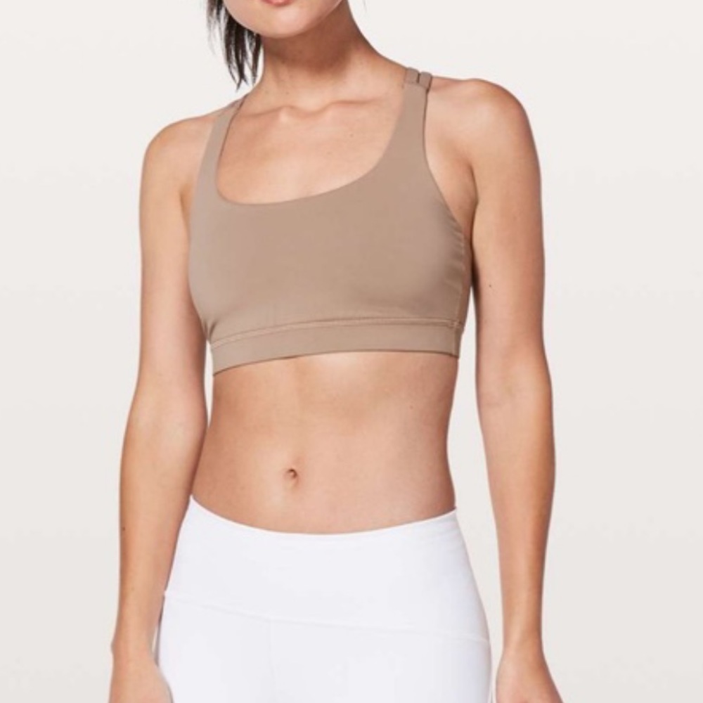 Lululemon energy bra soft sand